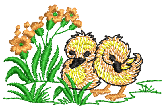 Baby Chicks Embroidery Design: A Sweet Touch for Handmade Gifts