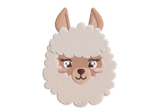Cute Llama Face Embroidery: A Designer’s Review for Personalized Gift Makers
