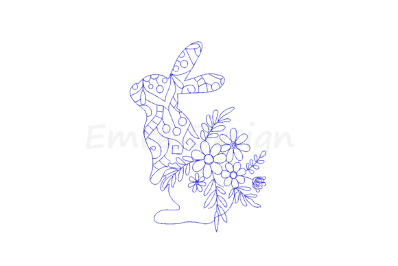 Floral Easter Bunny Embroidery Design Review