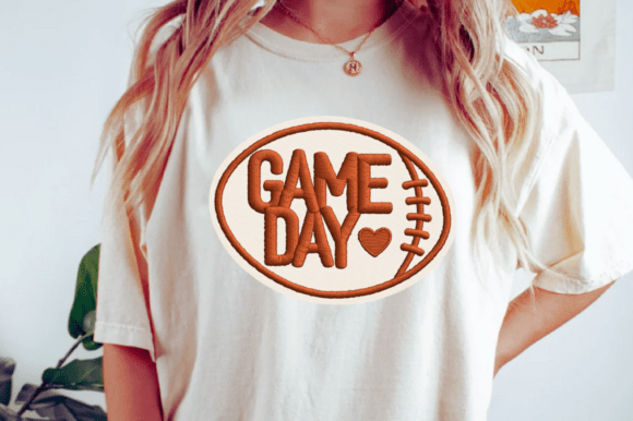 Game Day Embroidery, Football, Game Day Review