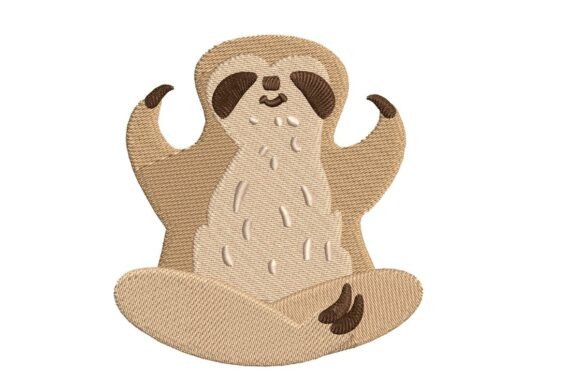 Meditating Sloth Embroidery: A Designer’s Review for Boutique Sweatshirts