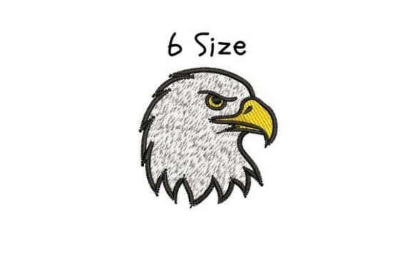 Patriotic Eagle Embroidery Design