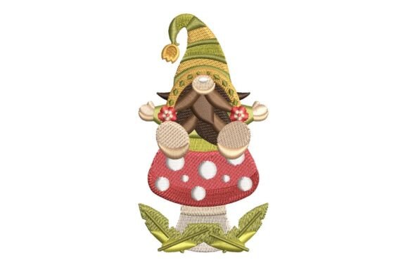 Spring Gnome Embroidery: A Seasonal Staple for Etsy Sellers