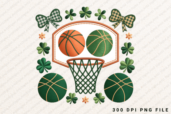 St Patrick s Day Basketball Embroidery Review