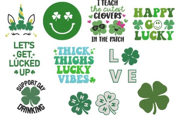 St Patrick s Day Clover Embroidery Bundle Review