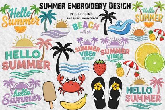 Summer Embroidery Design Png: A Designer Review