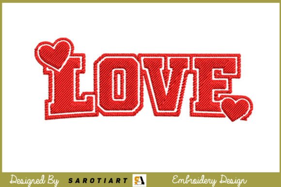 Valentine Embroidery Love Design T-shirt Review