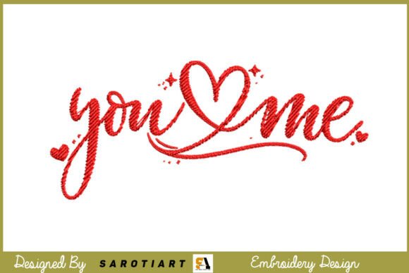 Valentine Embroidery You Love Me Design Review