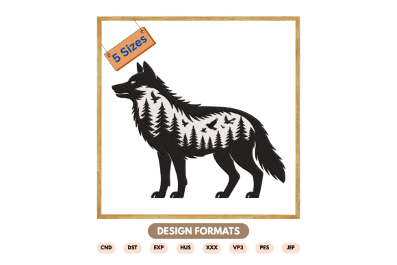 Wildlife Wolf Embroidery Design Review for Real Embroidery Projects